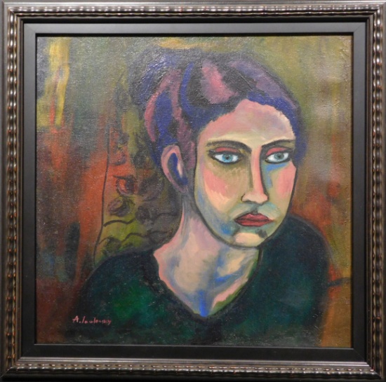 After Paul Cezanne: Self-Portrait