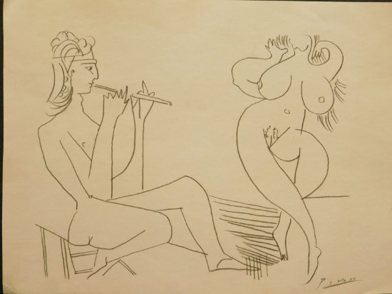 Pablo Picasso: Musician and Dancing Woman