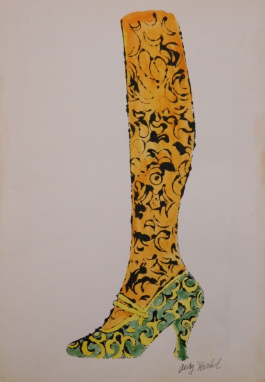 Andy Warhol: Shoe With Leg