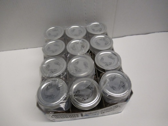 12 new 1/2 pint mason jars. No Shipping