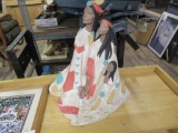Native american statue 20''tall NO SHIPPING