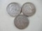 3- Franklin Half Dollars 1-1961 2- 1963