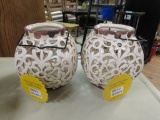 2- New Porcelain Candle Holders 6