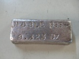 9.323oz Hand Poured Noble Silver Bar
