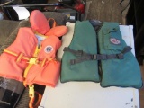 2-Youth flotation vests