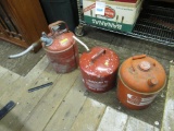 3-Metal gas cans NO SHIPPING