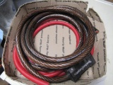 25ft of rockford fosgate wire 1/0 awg