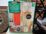 2 pack of chilled beverage servers.