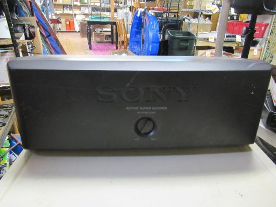 sony active super woofer