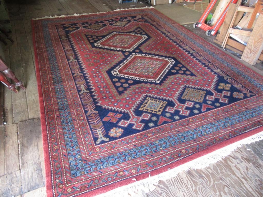 Van Den Brink Campman Large Kashmir Area Rug made in Holland. NO SHIPPING |  Estate & Personal Property Personal Property | Online Auctions | Proxibid