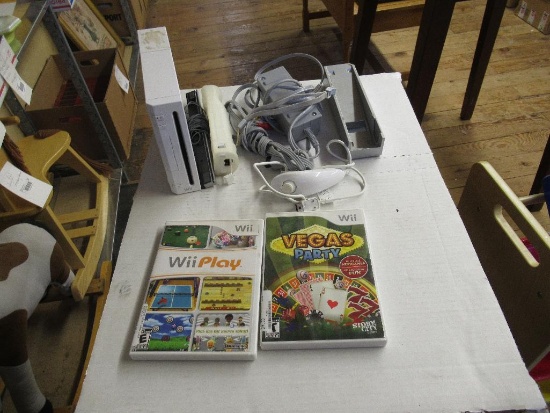 Wii w/ 2 Games and more