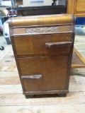 Vintage Side Table Drawer and Cubby 16x16x28 NO SHIPPING