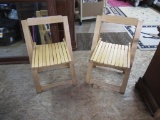 2 Wooden Chairs NO SHIPPING