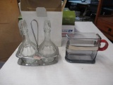 New Restaurant Supplies - Oil and Vinegar Dispensers and Tableware