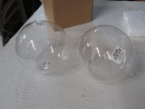 6 New Glass Bubble Balls