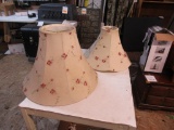 2 Decorative Lamp Shades tallest 10
