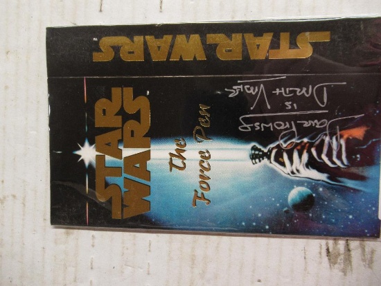 Star Wars Box Signed Dave Prowse 7" x 4"