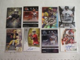 8 Misc Football Cards - all signed