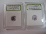 Natural African Tanzanite Gemstone 2pcs