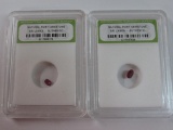 Natural Ruby Gemstone Sri Lanka 2pcs