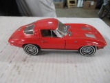 Die Cast Car Franklin Mint 1963 Corvette 1/24 scale