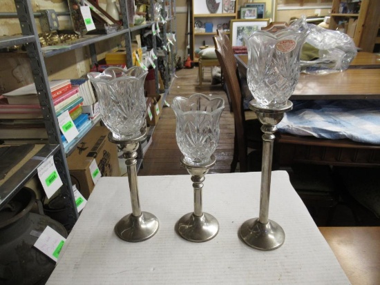 3 Candle Holders