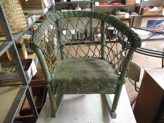 Vintage child's rocking chair. NO SHIPPING