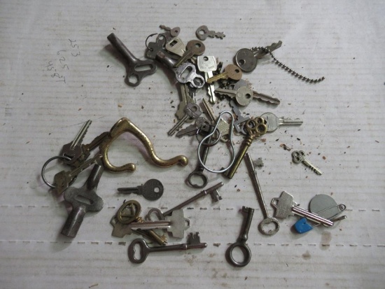 Vintage skeleton keys and more.