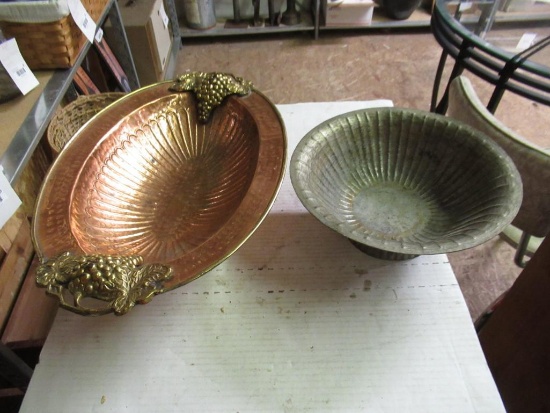 Vintage copper dish and more. NO SHIPPING