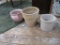 3 Misc Flower Pots. One is Redwing. NO SHIPPING