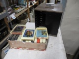 Vintage 8 Track Tapes and Storage Rack. NO SHIPPING