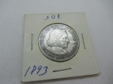 1893 Cololmbia Expo Silver Half Dollar US Coin