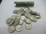 50 1954 S Roosevelt 90% Silver Dimes