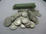 50 1954 S Roosevelt 90% Silver Dimes