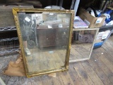 2 Vintage Mirrors largest 32 x 22. NO SHIPPING