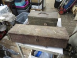 2 Vintage Tool Boxes. NO SHIPPING
