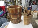 Wood Water Pail and more. NO SHIPPING