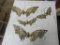 Brass butterfly lot