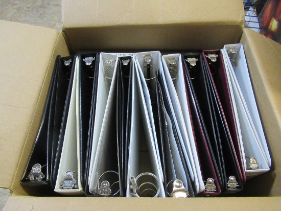 Box of new 3 ring binders NO SHIPPING