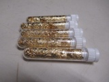 5 Vials Gold Flake