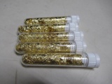 5 Vials Gold Flake