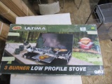 Ultima 3 burner low profile stove
