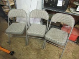 3-Folding chairs NO SHIPPING