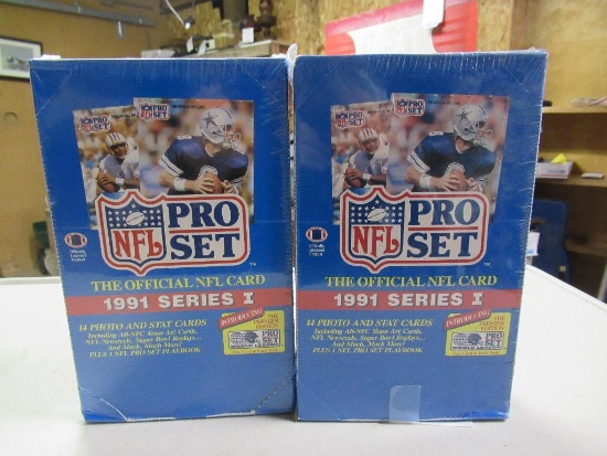 Trading Cards - Factory Sealed 1991 NFL Pro-Set Series 1 Football Cards