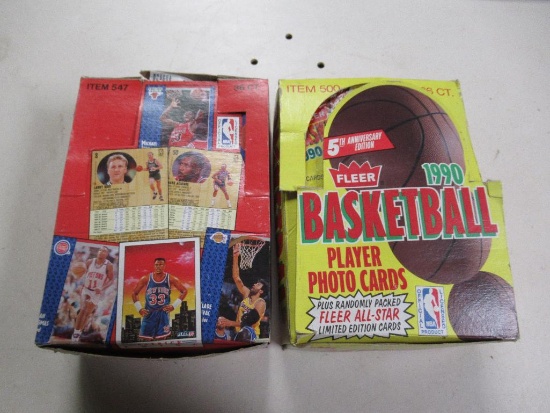 Trading Cards - Fleer 1990 & 1991 Basketball Unopened