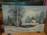Art - Oil Paint Signed 36x24 NO SHIPPING