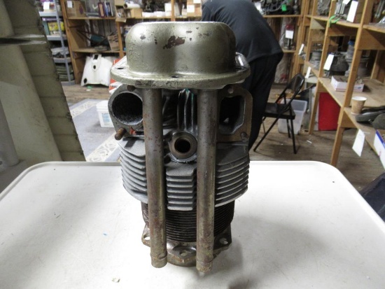 Vintage Continental Aircraft Engine Cylinder Head