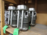 Set of 4 Continental Aircraft Engine Cylinder Heads. SPECIAL SHIPPING REQUIREMENTS