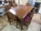 Dining Table w/ Leaf & 6 Chairs. NO SHIPPING