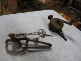 Vintage Drill and Animal Trap